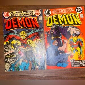 Jack Kirby’s THE DEMON — Issues #1 & #4 — Bronze Age DC Key Bundle!